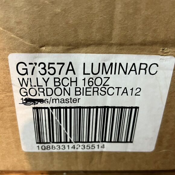 Lot of 2 Gordon Biersch .4 Liter Willi Becher Style Glasses 6 1/2" Tall - Picture 5 of 5